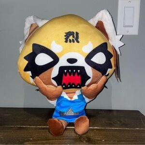 Sanrio Aggretsuko Rage Plush Stuffed Animal Red Panda Netflix Original,
